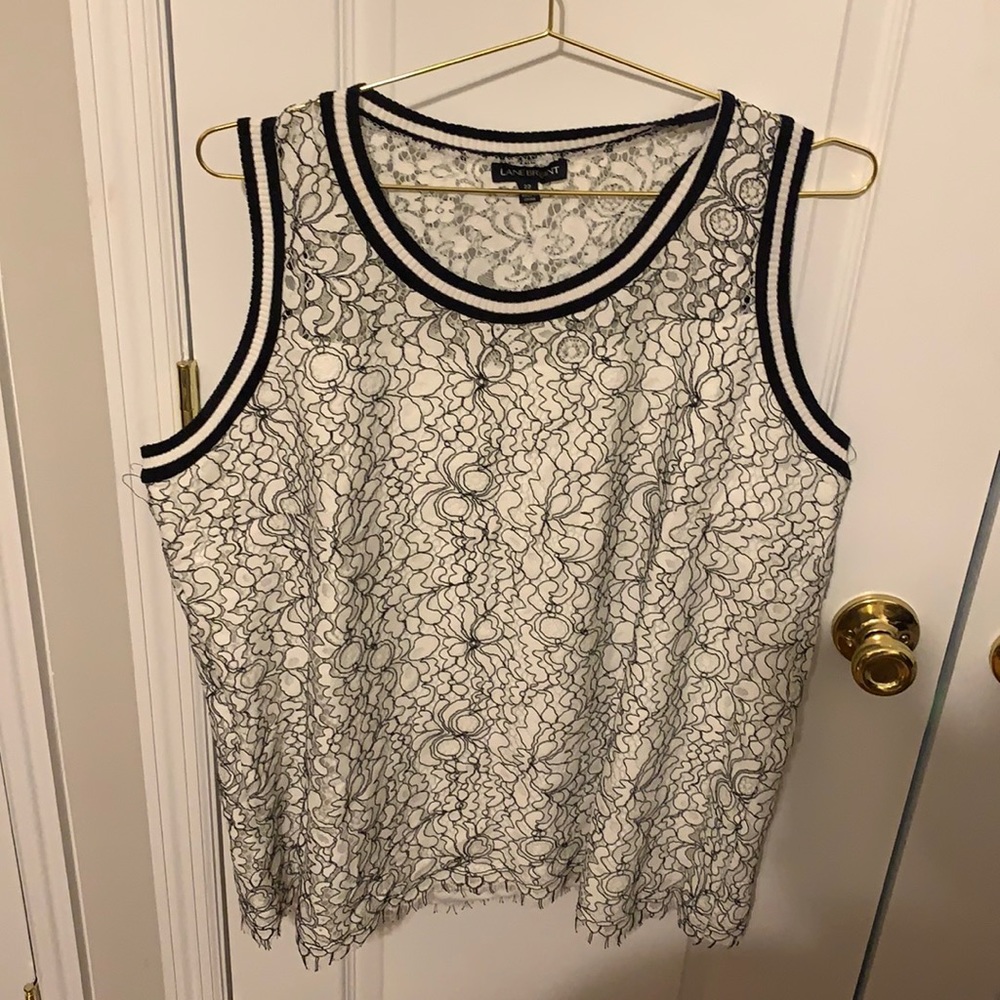 Lane Bryant Lace Sleeveless Top